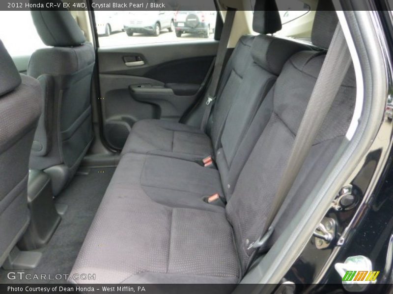 Crystal Black Pearl / Black 2012 Honda CR-V EX 4WD
