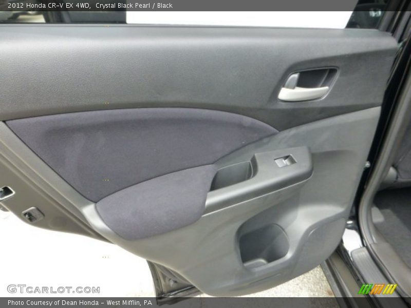 Crystal Black Pearl / Black 2012 Honda CR-V EX 4WD