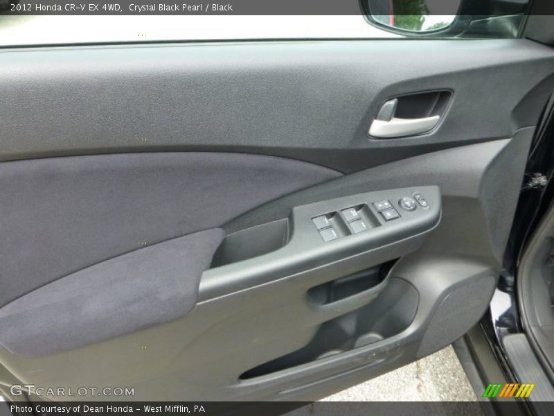 Crystal Black Pearl / Black 2012 Honda CR-V EX 4WD