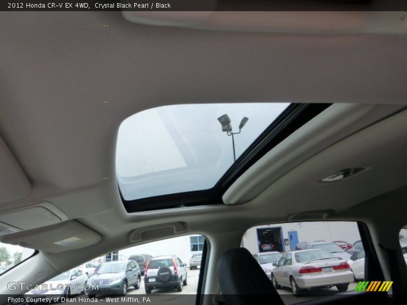 Crystal Black Pearl / Black 2012 Honda CR-V EX 4WD