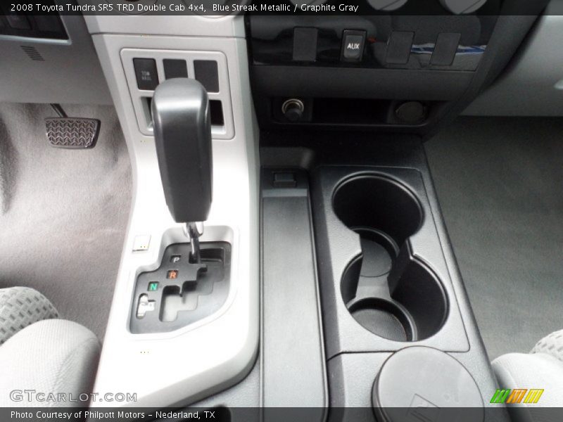 Blue Streak Metallic / Graphite Gray 2008 Toyota Tundra SR5 TRD Double Cab 4x4