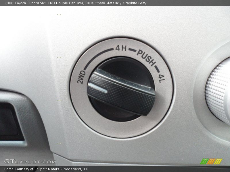 Blue Streak Metallic / Graphite Gray 2008 Toyota Tundra SR5 TRD Double Cab 4x4