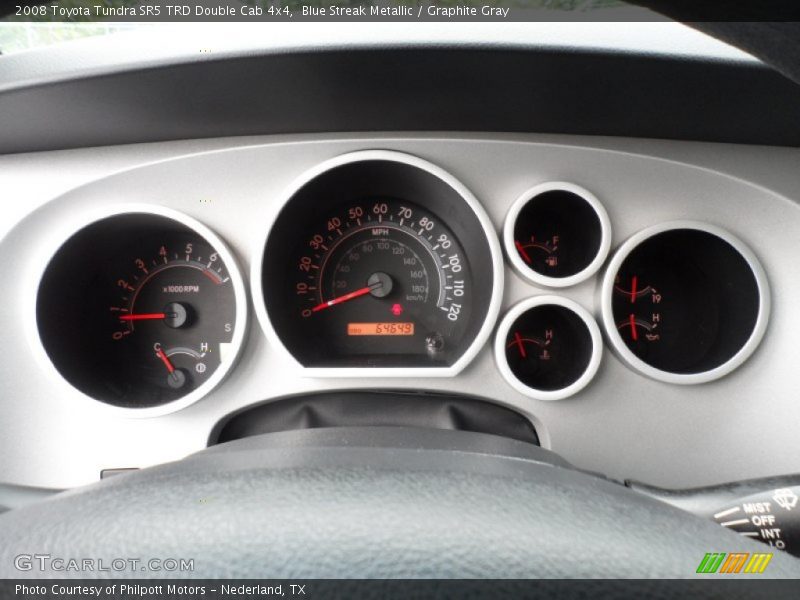 Blue Streak Metallic / Graphite Gray 2008 Toyota Tundra SR5 TRD Double Cab 4x4