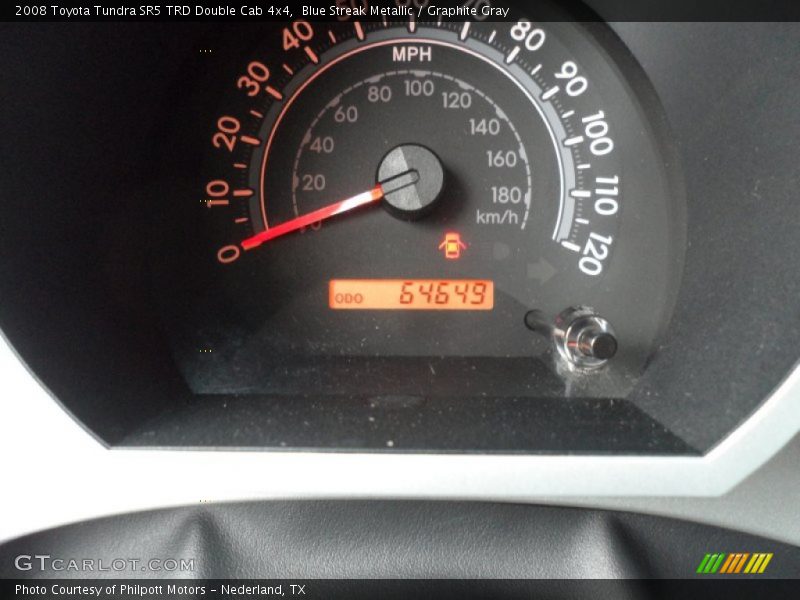 Blue Streak Metallic / Graphite Gray 2008 Toyota Tundra SR5 TRD Double Cab 4x4