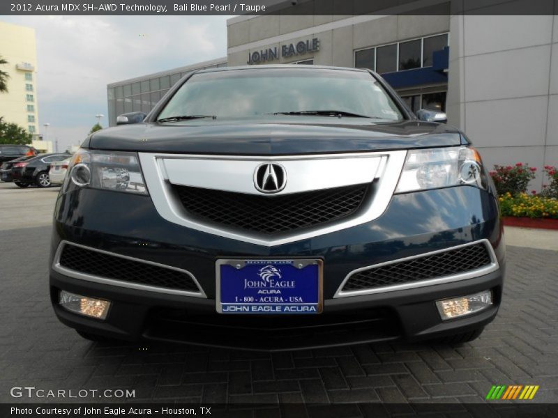 Bali Blue Pearl / Taupe 2012 Acura MDX SH-AWD Technology