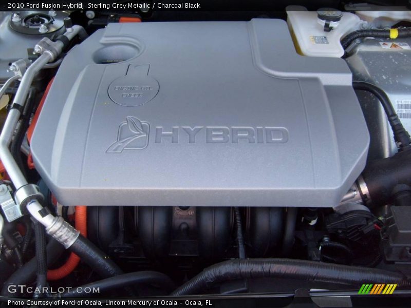 Sterling Grey Metallic / Charcoal Black 2010 Ford Fusion Hybrid