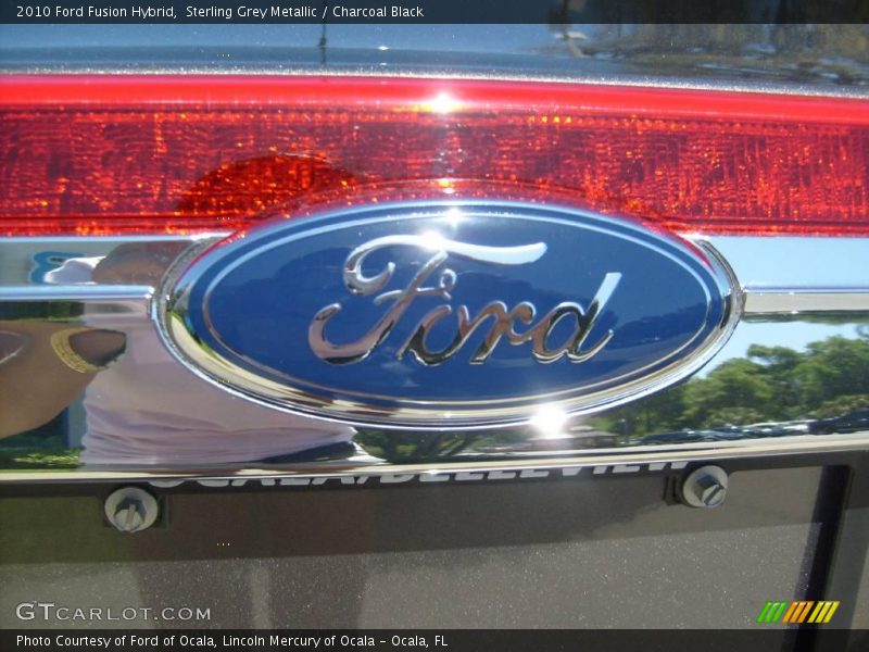 Sterling Grey Metallic / Charcoal Black 2010 Ford Fusion Hybrid
