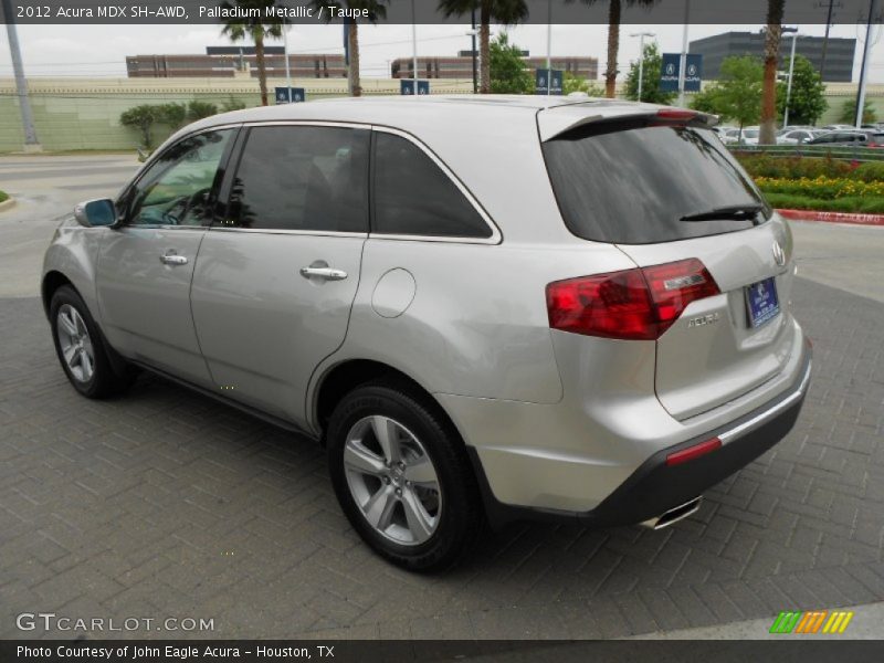 Palladium Metallic / Taupe 2012 Acura MDX SH-AWD
