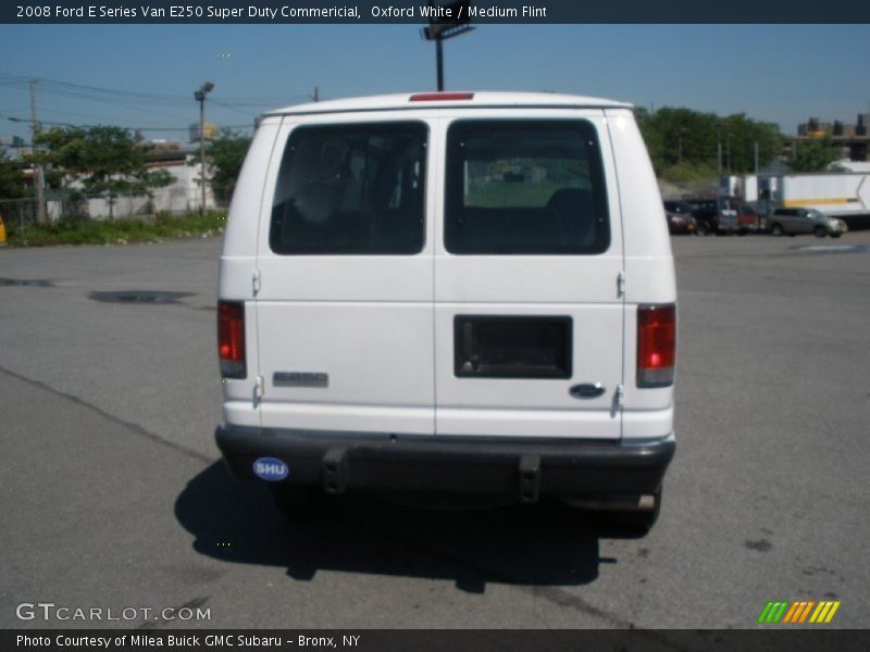 Oxford White / Medium Flint 2008 Ford E Series Van E250 Super Duty Commericial