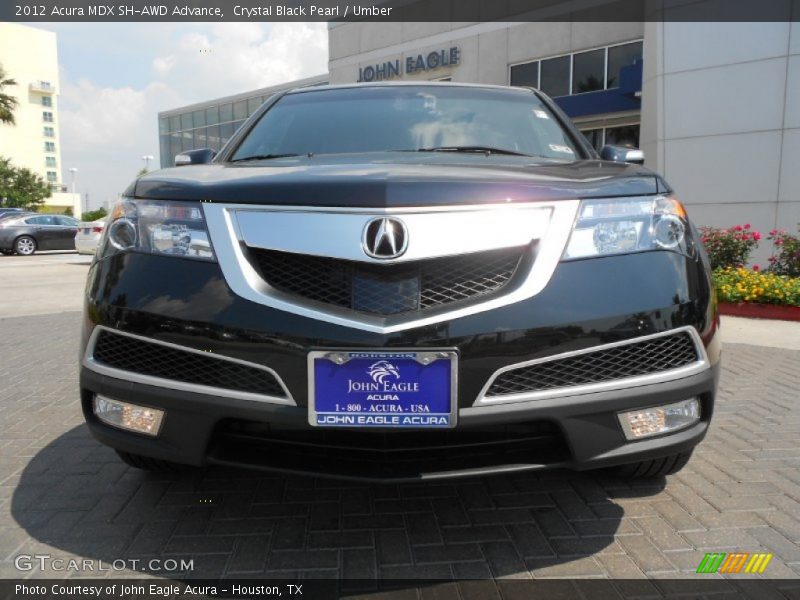 Crystal Black Pearl / Umber 2012 Acura MDX SH-AWD Advance