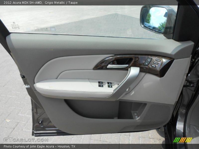 Grigio Metallic / Taupe 2012 Acura MDX SH-AWD