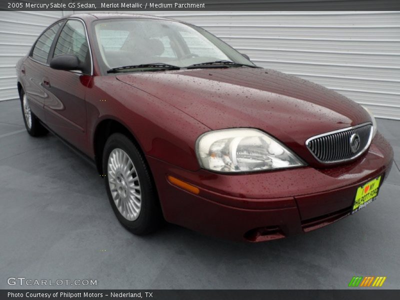 Merlot Metallic / Medium Parchment 2005 Mercury Sable GS Sedan