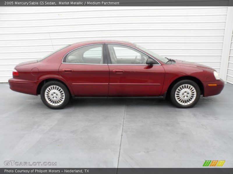 Merlot Metallic / Medium Parchment 2005 Mercury Sable GS Sedan