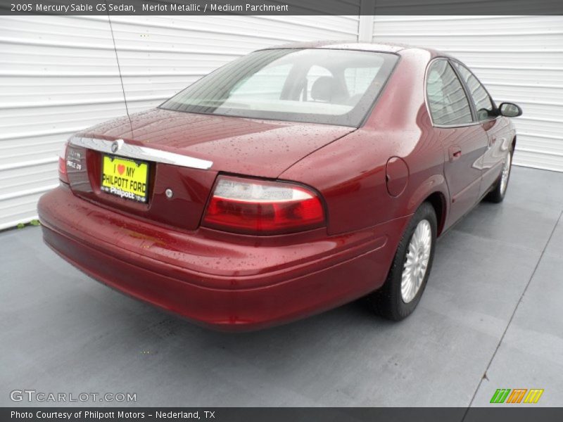 Merlot Metallic / Medium Parchment 2005 Mercury Sable GS Sedan