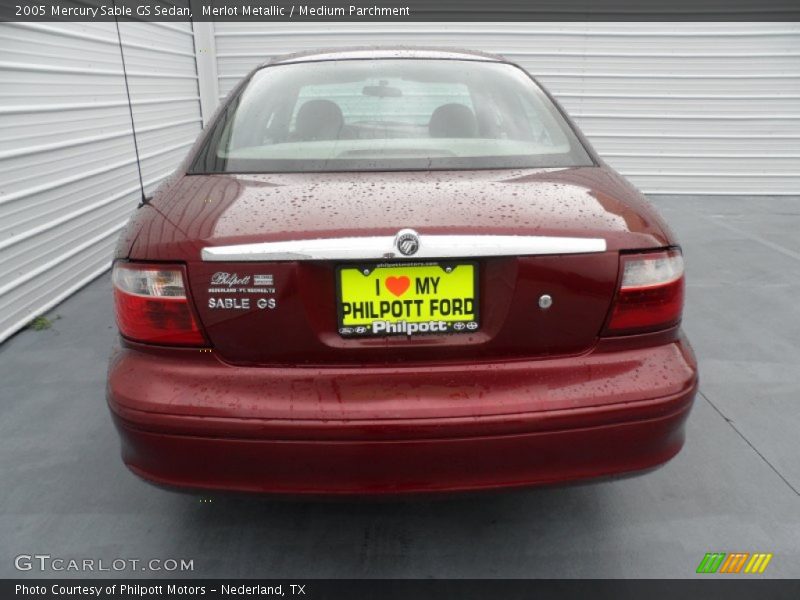 Merlot Metallic / Medium Parchment 2005 Mercury Sable GS Sedan