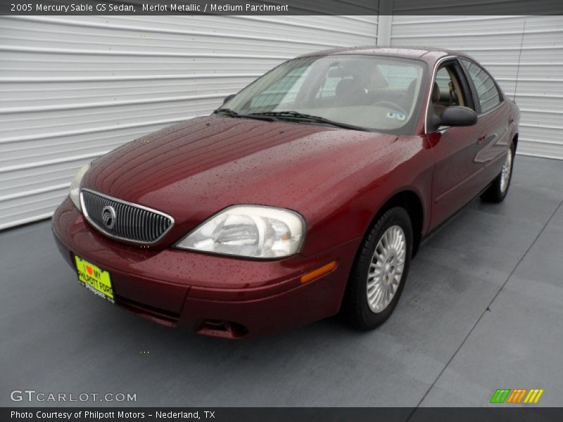 Merlot Metallic / Medium Parchment 2005 Mercury Sable GS Sedan