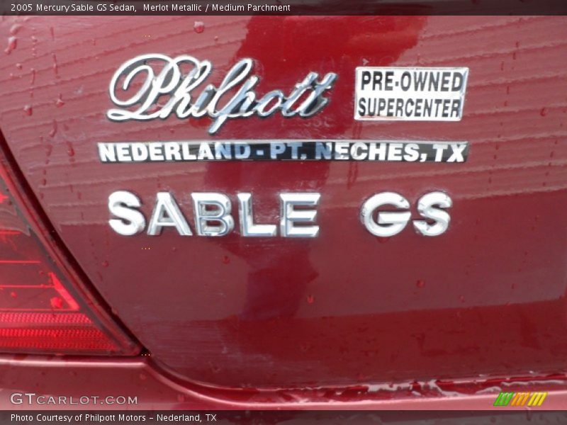 Merlot Metallic / Medium Parchment 2005 Mercury Sable GS Sedan