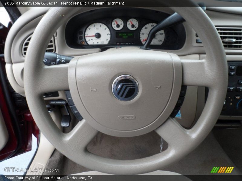 Merlot Metallic / Medium Parchment 2005 Mercury Sable GS Sedan