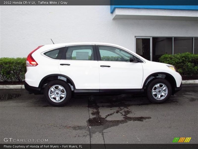 Taffeta White / Gray 2012 Honda CR-V LX