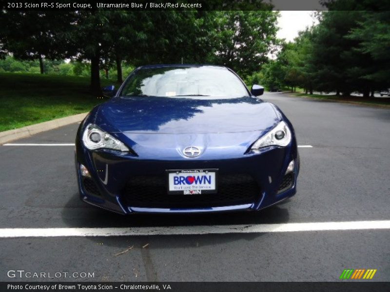 Ultramarine Blue / Black/Red Accents 2013 Scion FR-S Sport Coupe