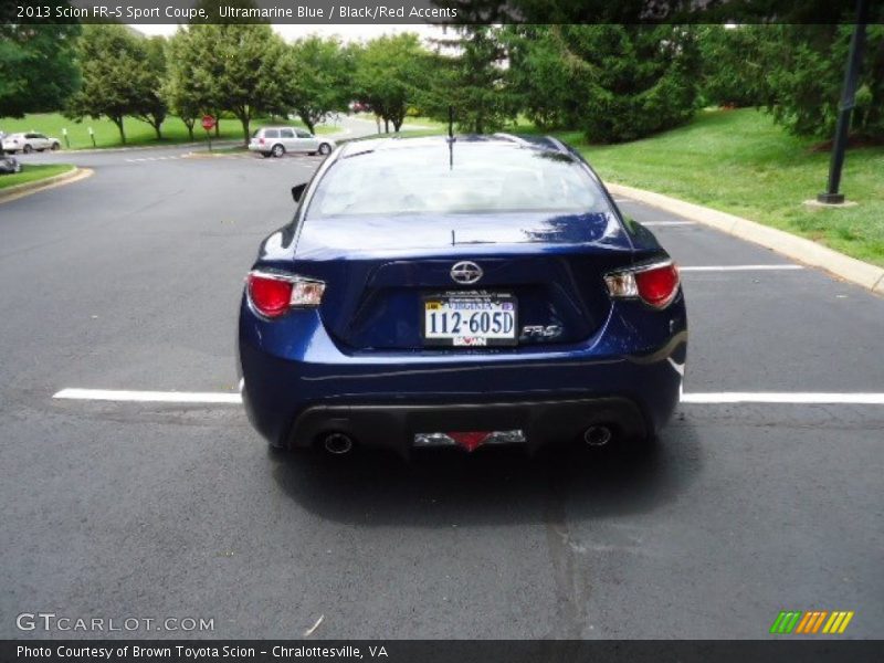 Ultramarine Blue / Black/Red Accents 2013 Scion FR-S Sport Coupe