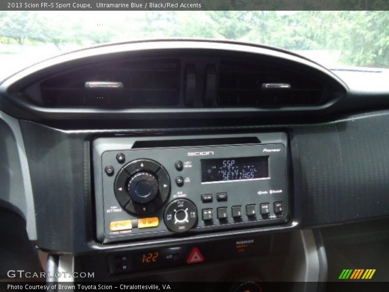 Audio System of 2013 FR-S Sport Coupe