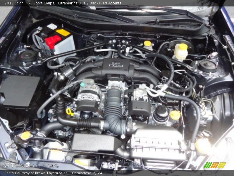  2013 FR-S Sport Coupe Engine - 2.0 Liter DOHC 16-Valve VVT D-4S Flat 4 Cylinder