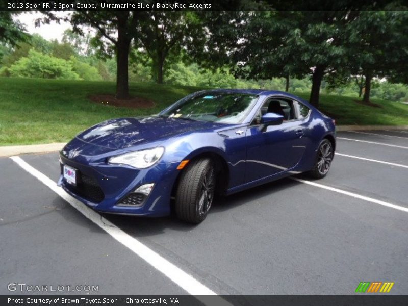 Ultramarine Blue / Black/Red Accents 2013 Scion FR-S Sport Coupe