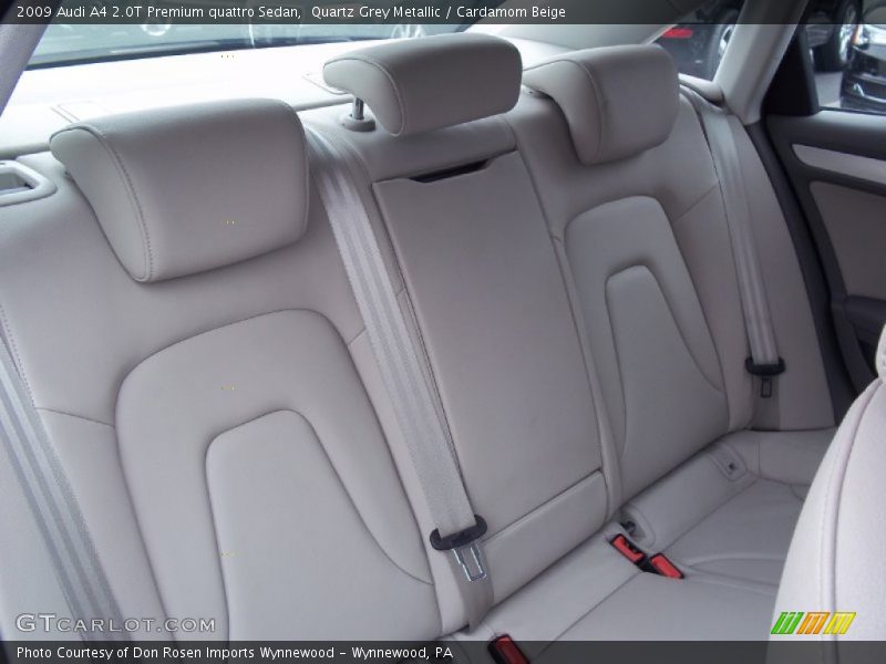Quartz Grey Metallic / Cardamom Beige 2009 Audi A4 2.0T Premium quattro Sedan