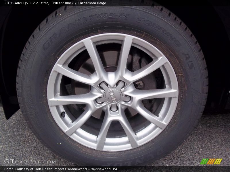 Brilliant Black / Cardamom Beige 2010 Audi Q5 3.2 quattro