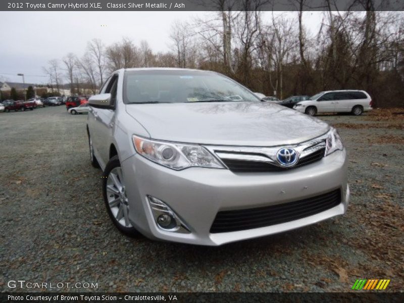 Classic Silver Metallic / Ash 2012 Toyota Camry Hybrid XLE