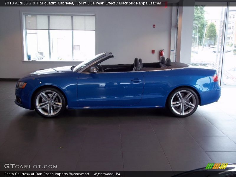  2010 S5 3.0 TFSI quattro Cabriolet Sprint Blue Pearl Effect