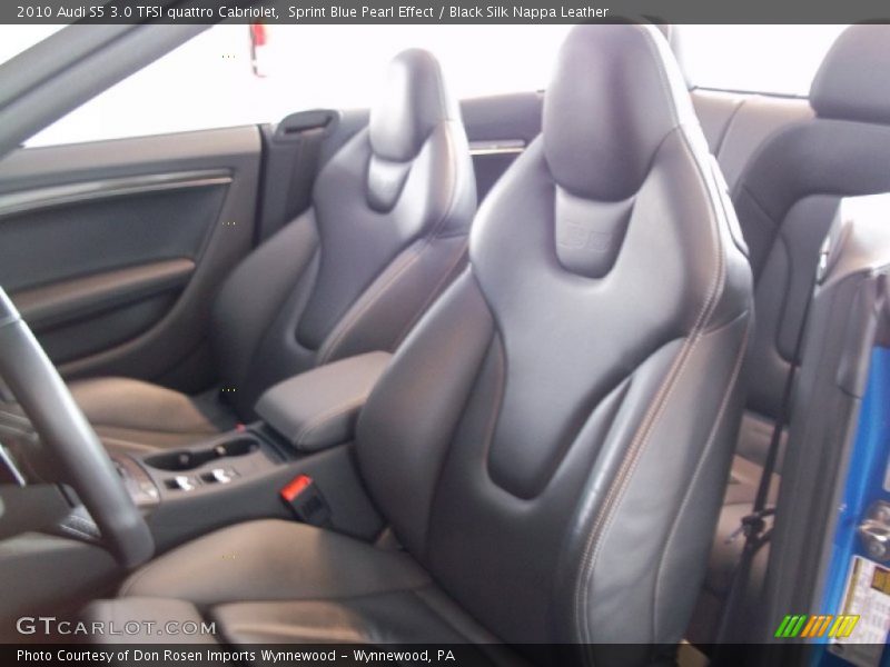  2010 S5 3.0 TFSI quattro Cabriolet Black Silk Nappa Leather Interior