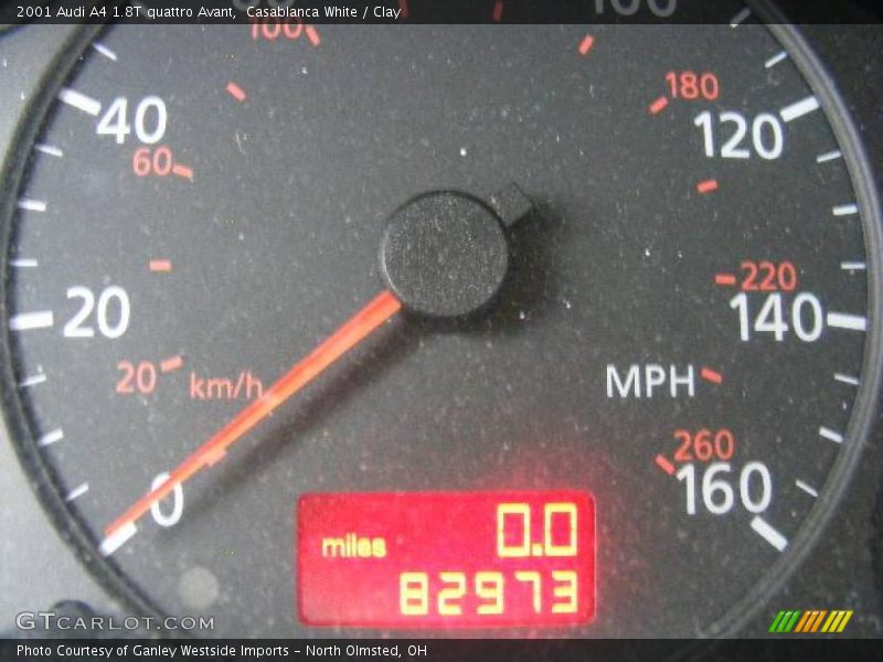 Casablanca White / Clay 2001 Audi A4 1.8T quattro Avant