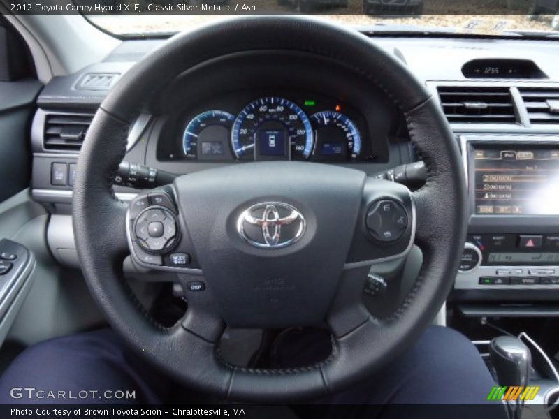Classic Silver Metallic / Ash 2012 Toyota Camry Hybrid XLE
