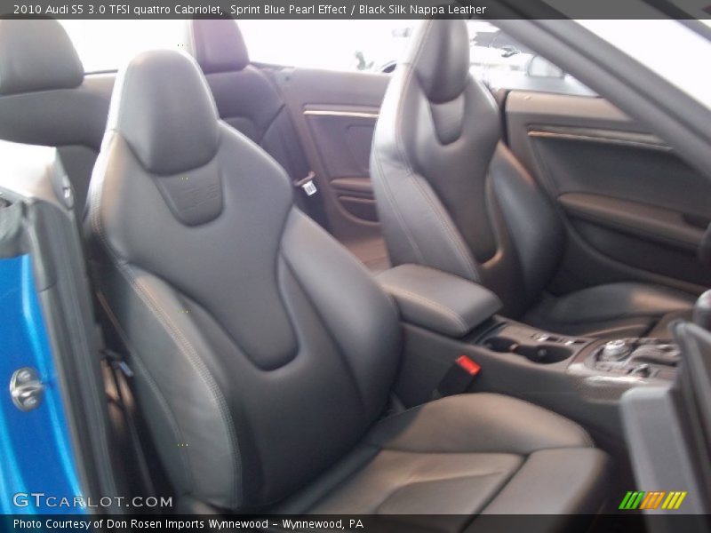 Sprint Blue Pearl Effect / Black Silk Nappa Leather 2010 Audi S5 3.0 TFSI quattro Cabriolet