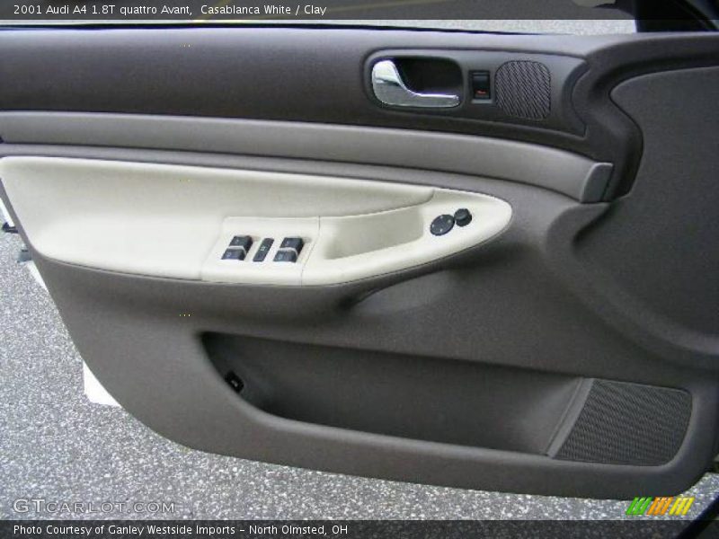 Casablanca White / Clay 2001 Audi A4 1.8T quattro Avant