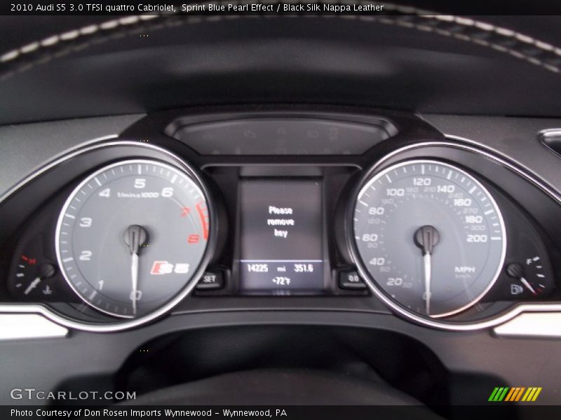  2010 S5 3.0 TFSI quattro Cabriolet 3.0 TFSI quattro Cabriolet Gauges