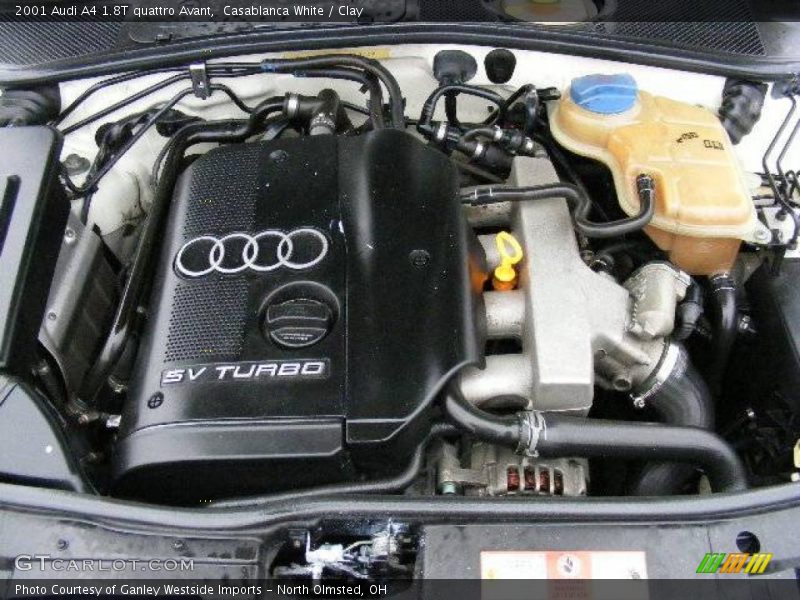Casablanca White / Clay 2001 Audi A4 1.8T quattro Avant