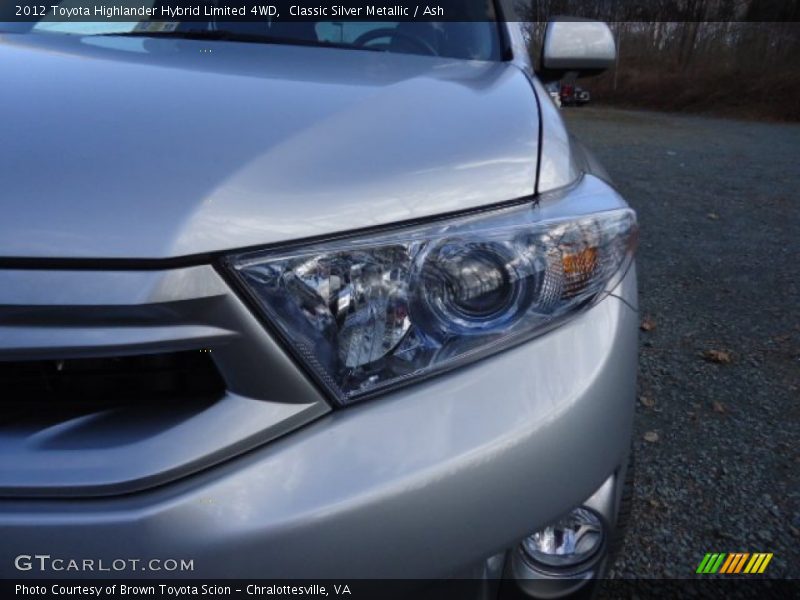 Classic Silver Metallic / Ash 2012 Toyota Highlander Hybrid Limited 4WD
