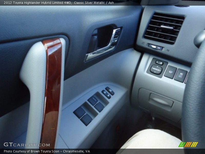 Classic Silver Metallic / Ash 2012 Toyota Highlander Hybrid Limited 4WD