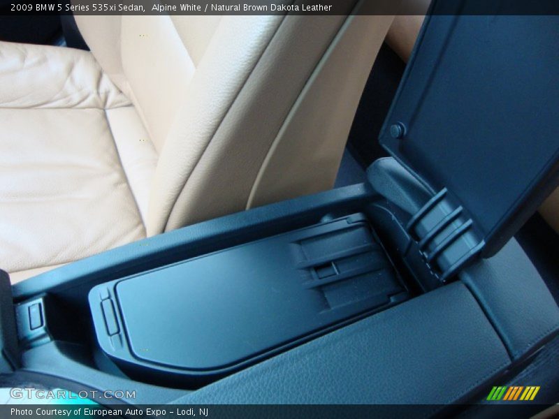 Alpine White / Natural Brown Dakota Leather 2009 BMW 5 Series 535xi Sedan