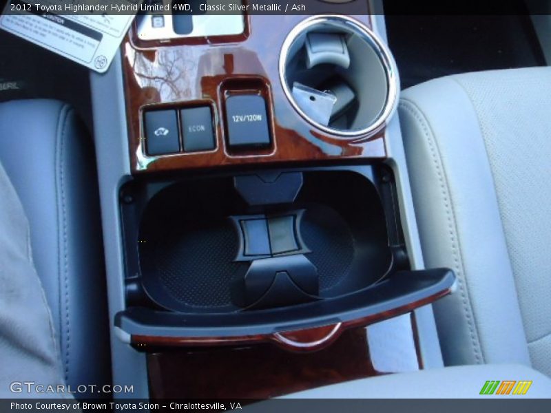 Classic Silver Metallic / Ash 2012 Toyota Highlander Hybrid Limited 4WD