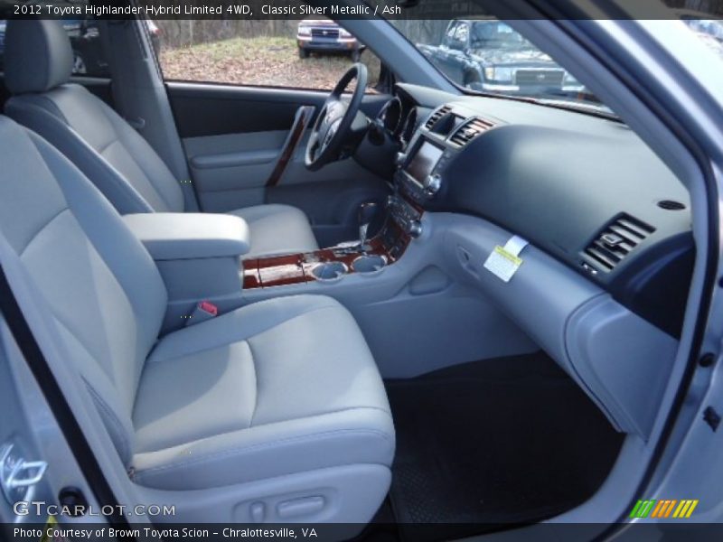 Classic Silver Metallic / Ash 2012 Toyota Highlander Hybrid Limited 4WD