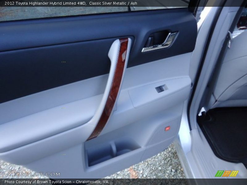 Classic Silver Metallic / Ash 2012 Toyota Highlander Hybrid Limited 4WD