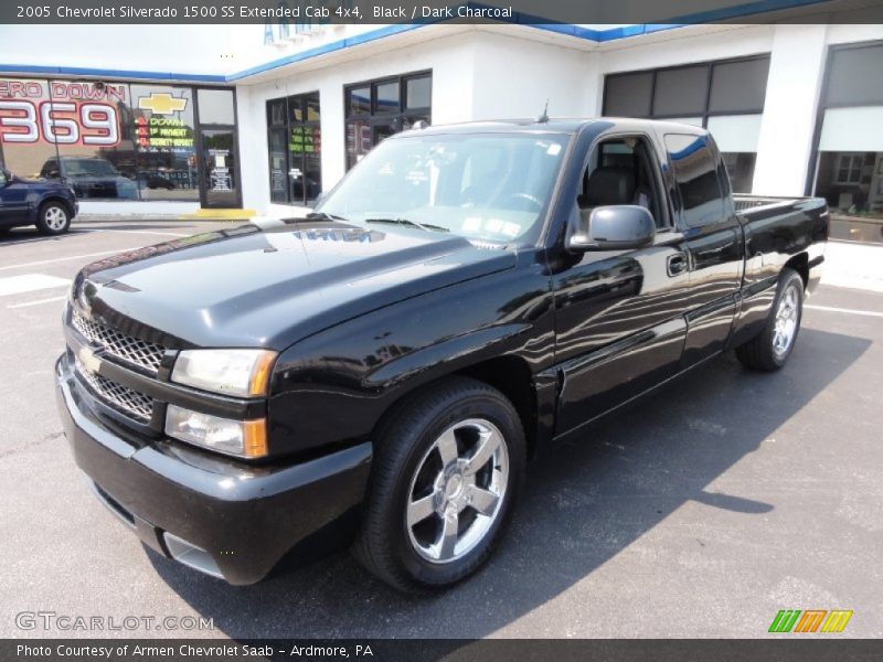 Black / Dark Charcoal 2005 Chevrolet Silverado 1500 SS Extended Cab 4x4