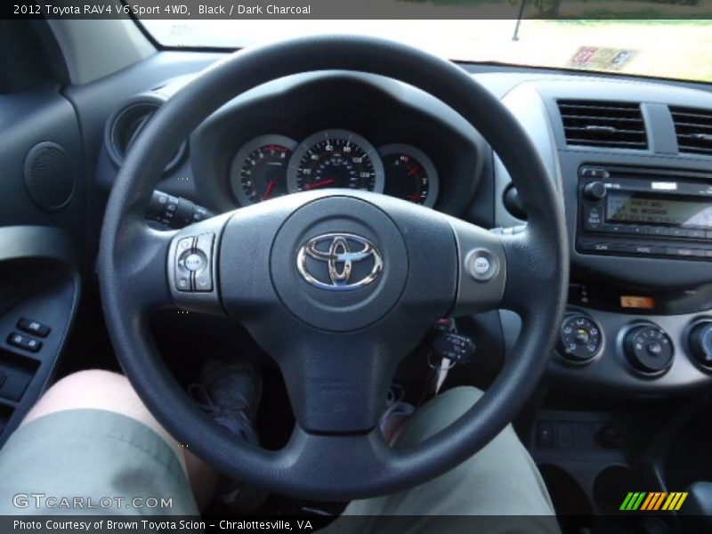Black / Dark Charcoal 2012 Toyota RAV4 V6 Sport 4WD