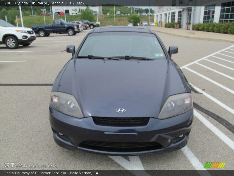 Moonlit Blue / Black 2005 Hyundai Tiburon SE