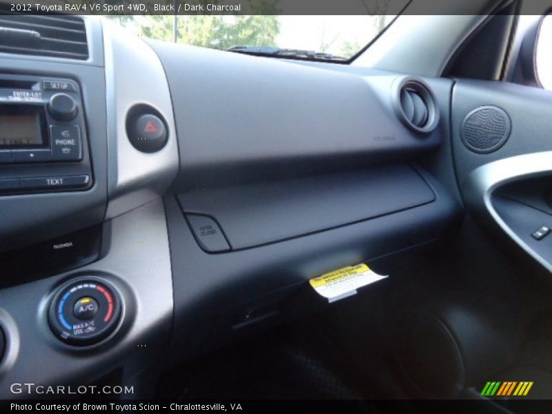 Black / Dark Charcoal 2012 Toyota RAV4 V6 Sport 4WD