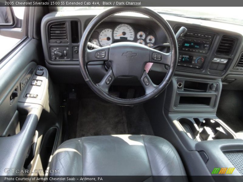 Black / Dark Charcoal 2005 Chevrolet Silverado 1500 SS Extended Cab 4x4